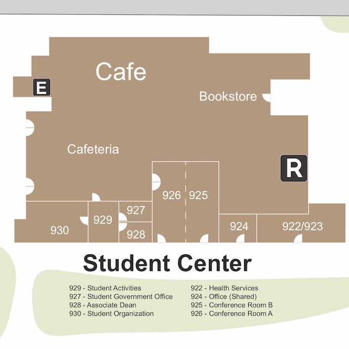 a structural map for MiraCosta College: San Elijo Campus - Student Activities Center