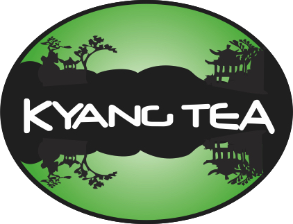 the package for the paper holder for a tea bag. A fictitious brand; Kyang Tea.